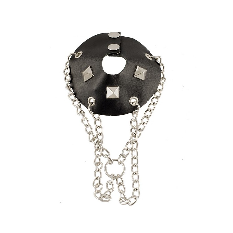 SI IGNITE Leather Ball Stretcher, Parachute Ball Collar with Studs and Chain - TOYS