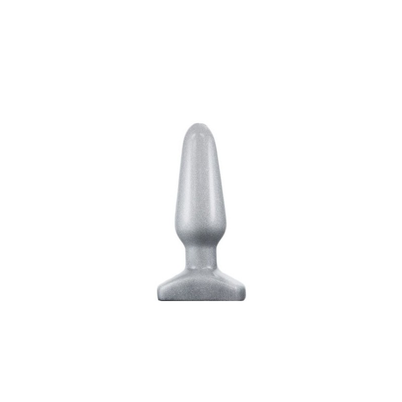 HIDDEN DESIRE Butt Plug “The Bold”, Silver (M) - TOYS