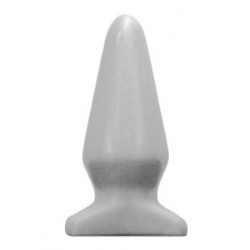 HIDDEN DESIRE Butt Plug “The Bold”, with Vibration, Silver (L) - TOYS