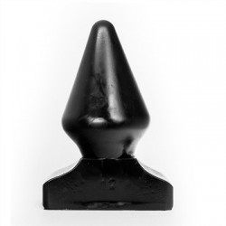 ALL BLACK Butt Plug AB83, Vinyl, Black, 23 cm (9 in) - TOYS