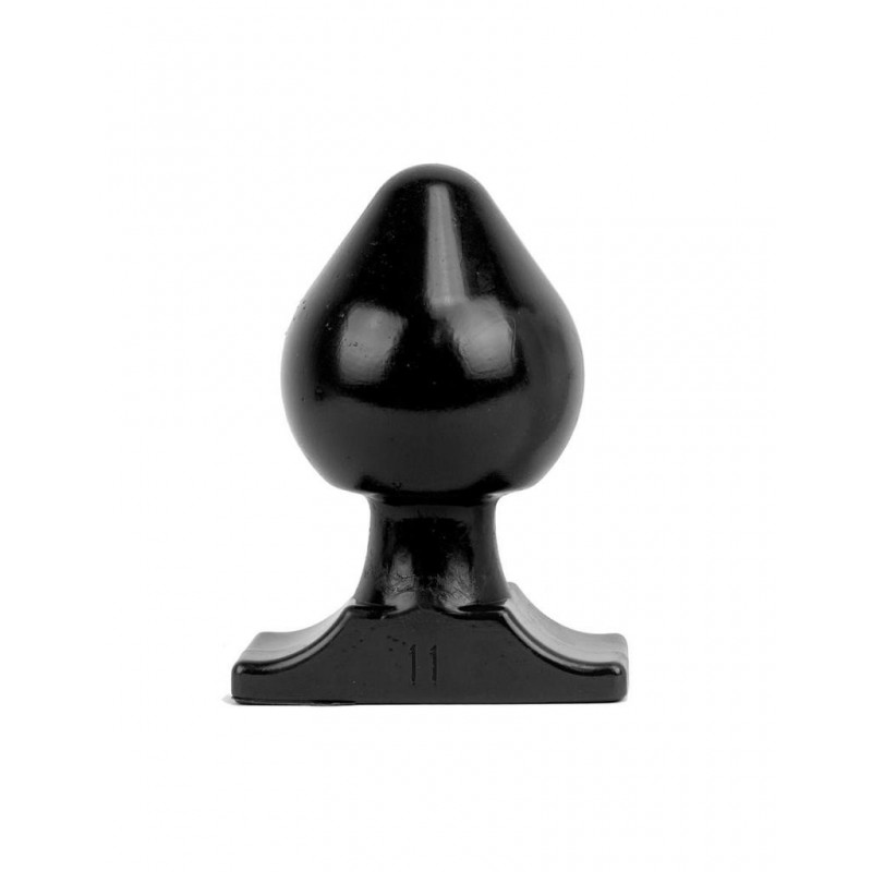 ALL BLACK Butt Plug AB75, Vinyl, Black, 19 cm (7,5 in) - TOYS