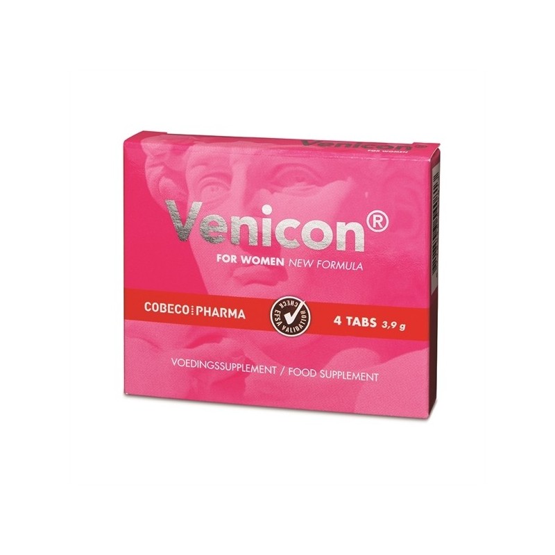 Cobeco Pharma, Venicon for Women, Sexual Health Supplement, 4 Tabs - Wellness